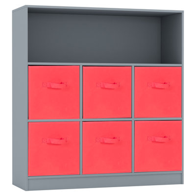Alyssia 94cm H x 88cm W Standard Bookcase