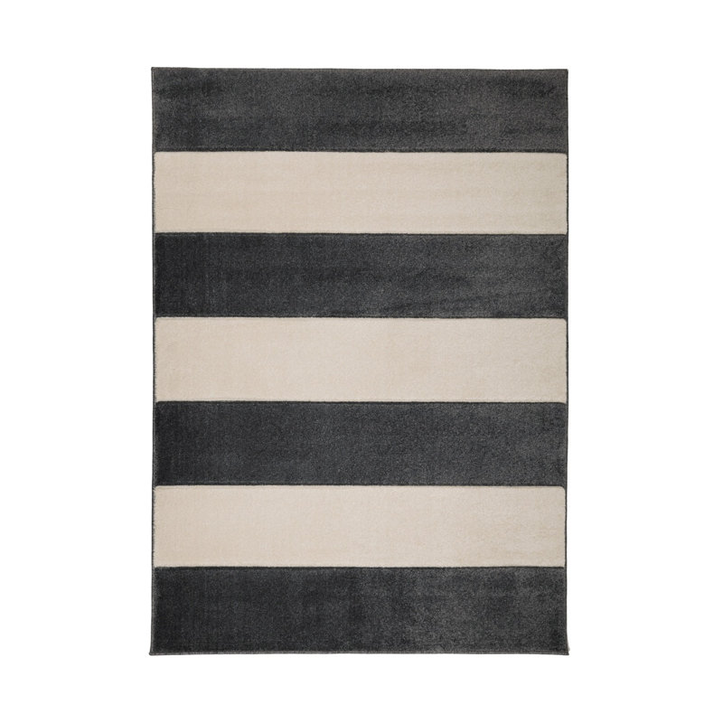 Striped Area Rug, Rectangle 160 x 230 cm
