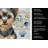 Black and Tan Yorkshire Terrier Coastal Sea Glass Kitchen Towel-871464106