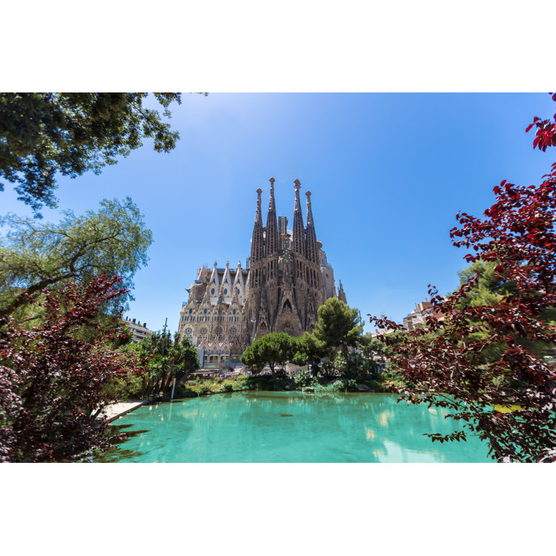 Barcelona City, Spain by Basiczto - Wrapped Canvas Print, 51cm H x 76cm W