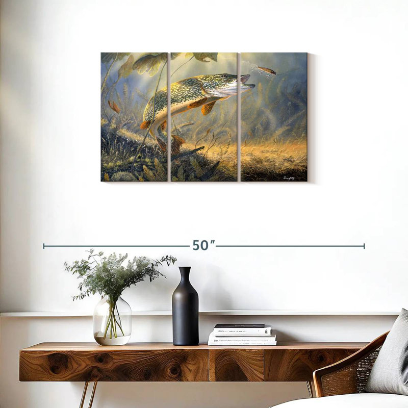 Brampt Calm Waters Fishing, 20" H x 33" W