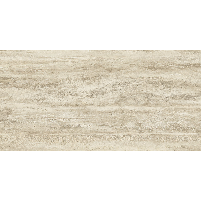 Carrelage en porcelaine aspect pierre New Classic 12 "x24", Beige