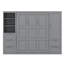 Grand lit escamotable mural avec rangement intégré pour garde-robe-1682043410