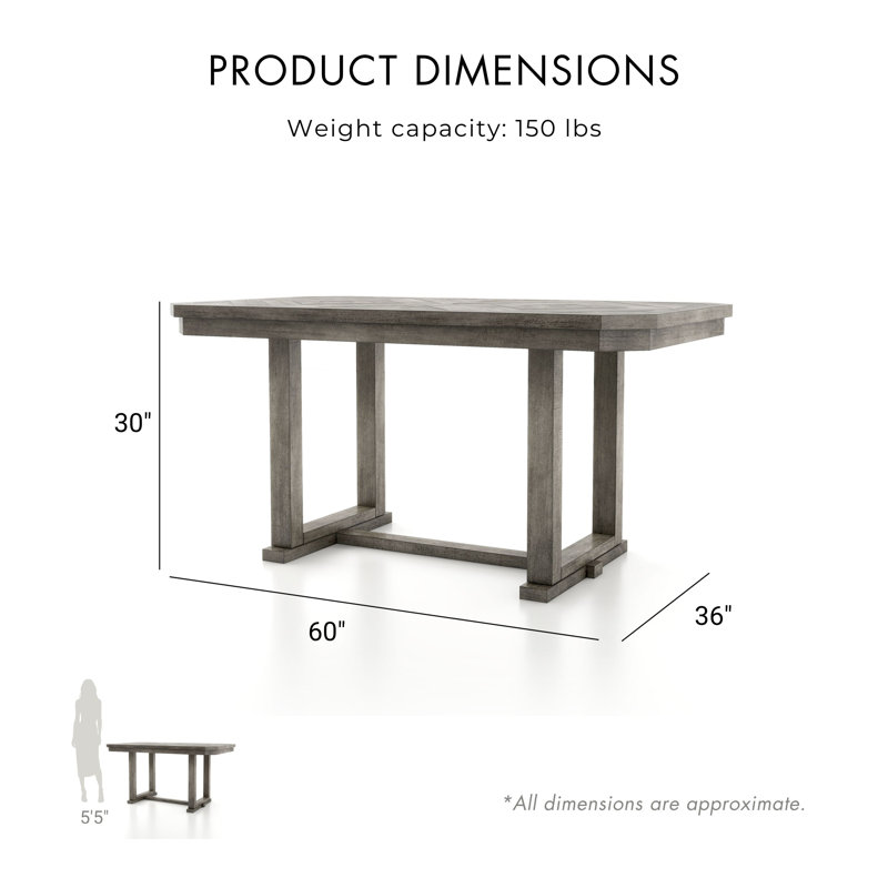 Bruun Dining Table Set, 7 Pieces: Table, 6 Chairs