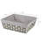  Large Shelf Woven Tote In White-1384108216