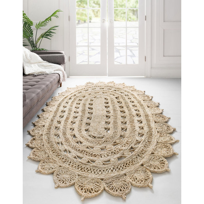 Bungalow Rose Nysean Jute/Sisal Oriental Rug & Reviews | Wayfair