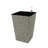 2 Handmade Gray Self-Watering Planters - For Indoor And Outdoor Beautiful Square Planter Hand Woven Plants Construction-603983995