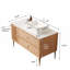Meuble-lavabo autoportant avec lavabo, lavabo en céramique, sans robinet-132733003