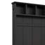 Porte-manteau d'entrée 3 en 1 de style champêtre avec banc à plateau en bois, organisateur de vestiaire moderne avec 4 armoires à chaussures fermées-1464177723