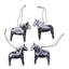Novica Handmade Dala Speed Wood Ornaments