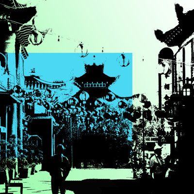 Norvell Amy Smith Chinatown - reproduction d'art sur toile tendue