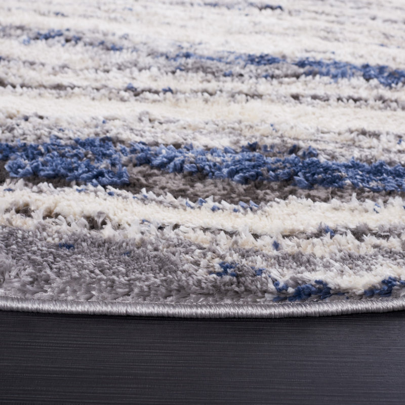 Dorreen Performance Abstract Rug, Round 6'7"