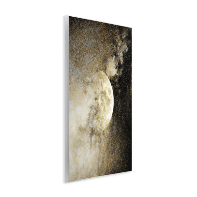 Starry Nebula Full Moon Wall Plaque, design by Gemma Bardot