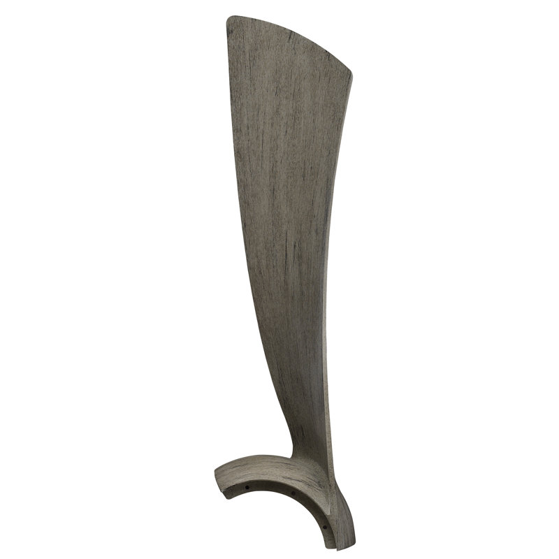 Wrap Custom 56 inch Indoor/Outdoor Ceiling Fan Blade Set of 3 - Weathered Wood, Weathered Wood, 3.54" H x 27.99" W x 8.22" D