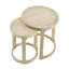 Ensemble de tables basses 24 pouces 2PCS