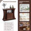 Wood Bar Cart