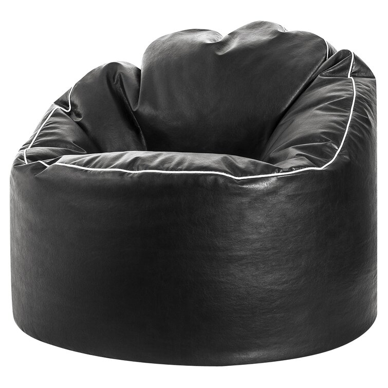 Faux Leather Bean Bag Set