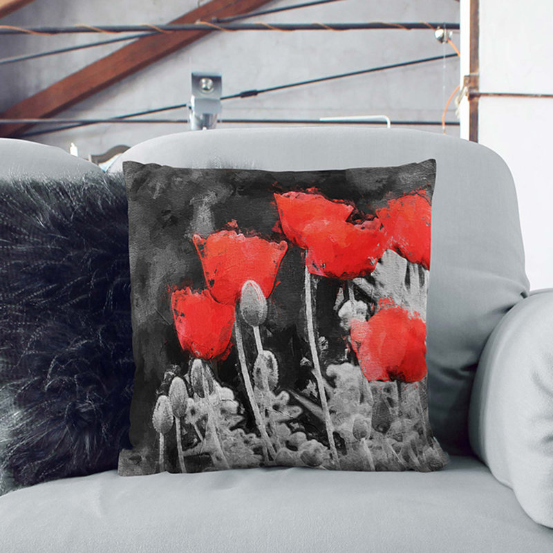Square Throw Cushion, 55cm H x 55cm W x 20cm D
