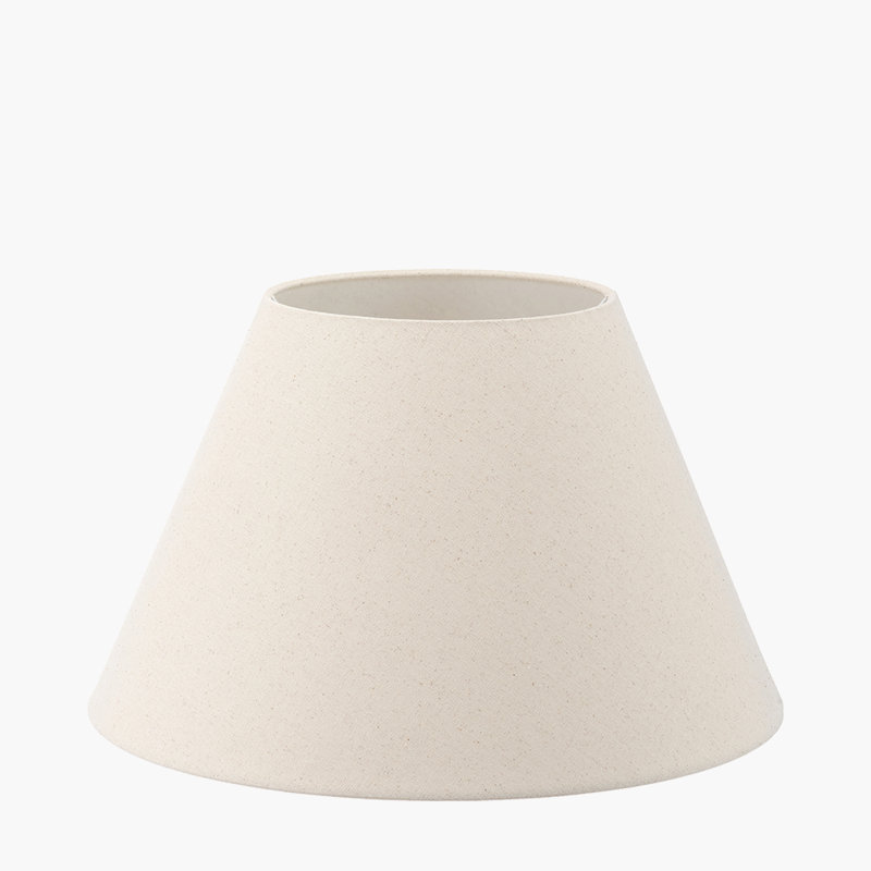 Deason Linen Empire Lamp Shade, 28cm H x 45cm W x 45cm D