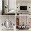 Appliques murales encastrées de luxe à 1 lumière et à intensité variable Twining (ampoule incluse)-839631089-839631088-848082655
