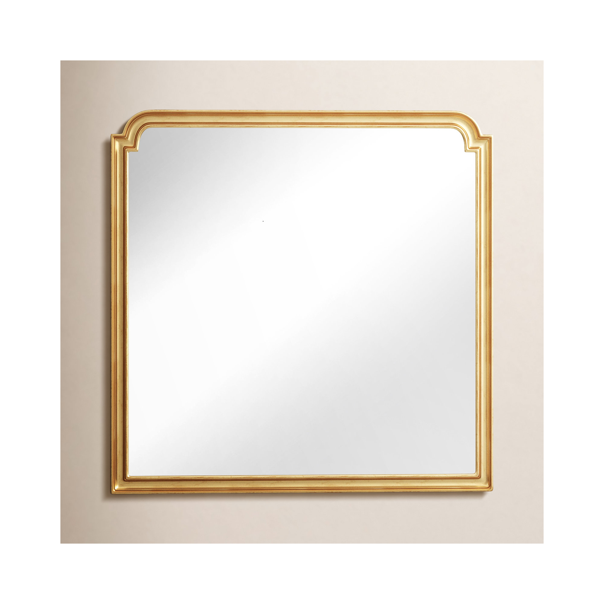 Toriane Wood Rectangle Wall Mirror