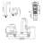 3 Hole Wall-Mounted Bathroom Sink Faucet with Lever Handles with Pop-Up Drain-96025421-133650937