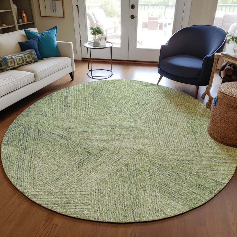 Tapis intérieur / extérieur Terra Aloe , 8 pi x 8 pi