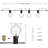 Outdoor 25 - Bulb 25'' Plug-in Globe String Light