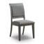 Chaise d'appoint rembourrée Amalga en gris