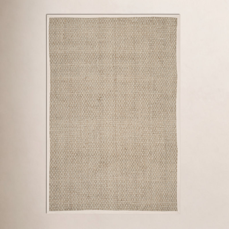 Dollard Natural Fiber Seagrass Rug, Rectangle 10' x 14'