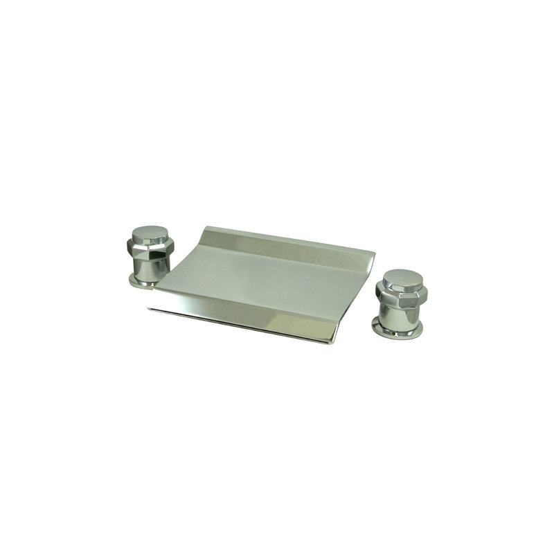Double Handle Wall Mounted Roman Tub Faucet, Chrome