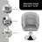 Swivel Upholstered Velvet Adjustable Height Counter Stool-1958791861