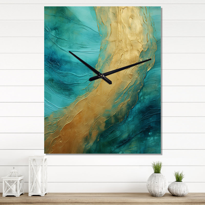 Horloge murale spirale abstraite, Petit