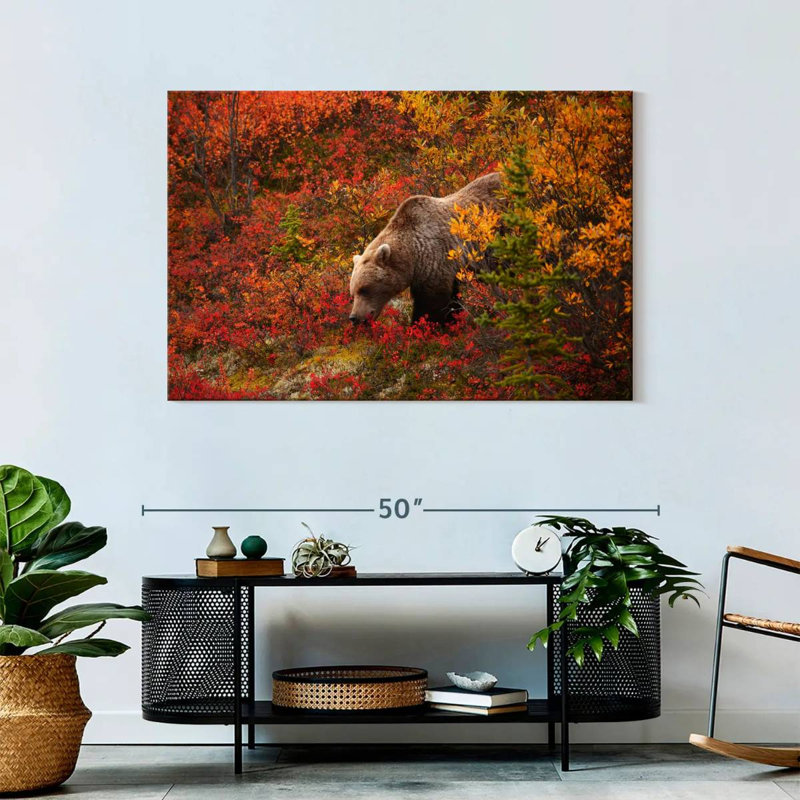 Crowle Alaskan Grizzly Bear, H 30 po x l 45 po