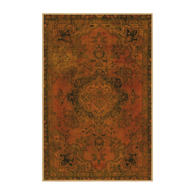 Oriental Indoor Rug, Rectangle 7' x 9'