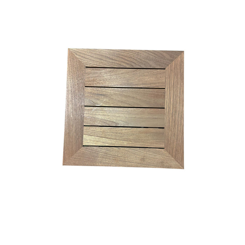 Table d'appoint d'extérieur carrée L 17,75 po x l 17,75 po Mariliz