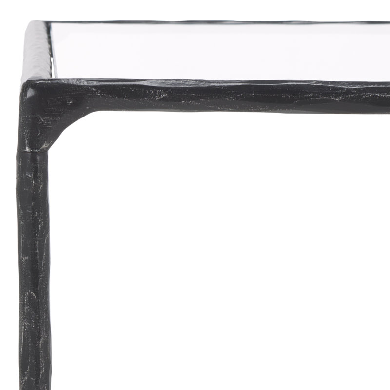 Isabellina Rectangular Coffee Table, Black