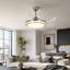 Ventilateur de plafond 42 po avec lumières DEL Tejal