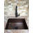 25" Hammered Copper Single Basin Kitchen Sink