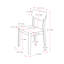 Chaise d'appoint Houser en brun