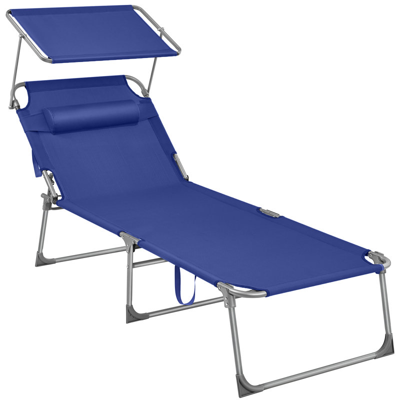Guila 200cm Long Single Chaise, Blue