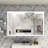 58.61X39.39 Inch Led Bathroom Mirror, Waterproof, Aluminum Frame, 3 Color Versions, Smart Touch Installation Option Feature Functionality System Alternatives, Control Function-1621051839