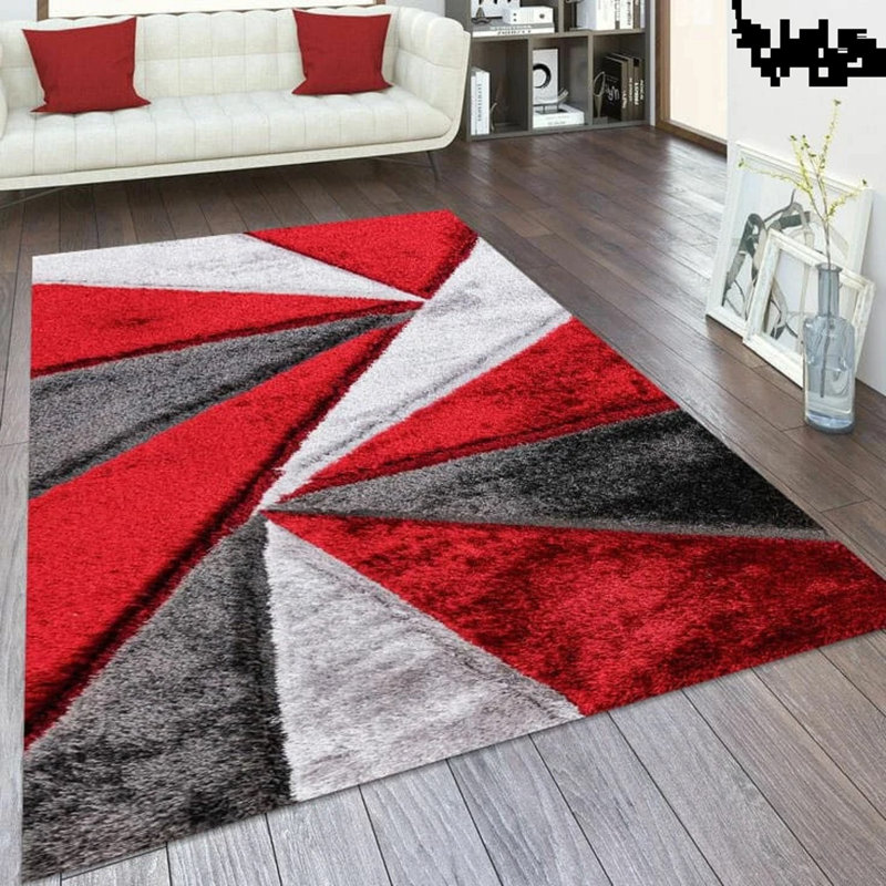 Stylish Shaggy Area Rugs Hallway Runner Living Room Bedroom Carpet Mats, Rectangle 200 x 290 cm