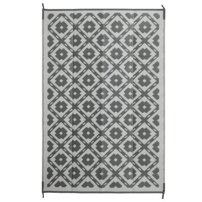 Tapis d'intérieur / extérieur noir Performance