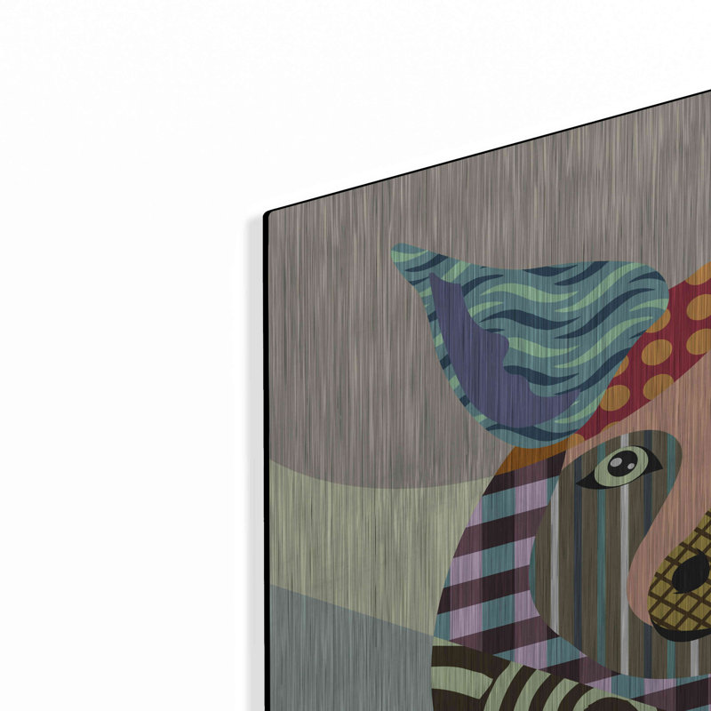 «August» par Augustre® par Lanre Adefioyue, art mural en métal August Grove®, H 16 po x l 24 po