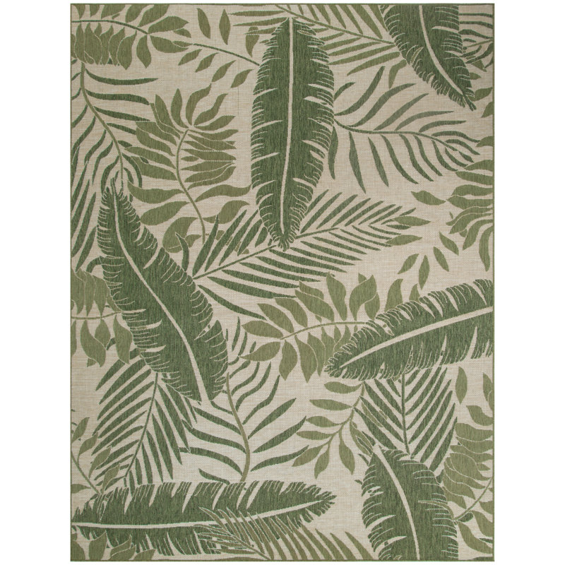 Analleli Indoor/Outdoor Area Rug, Rectangle 8' x 10'
