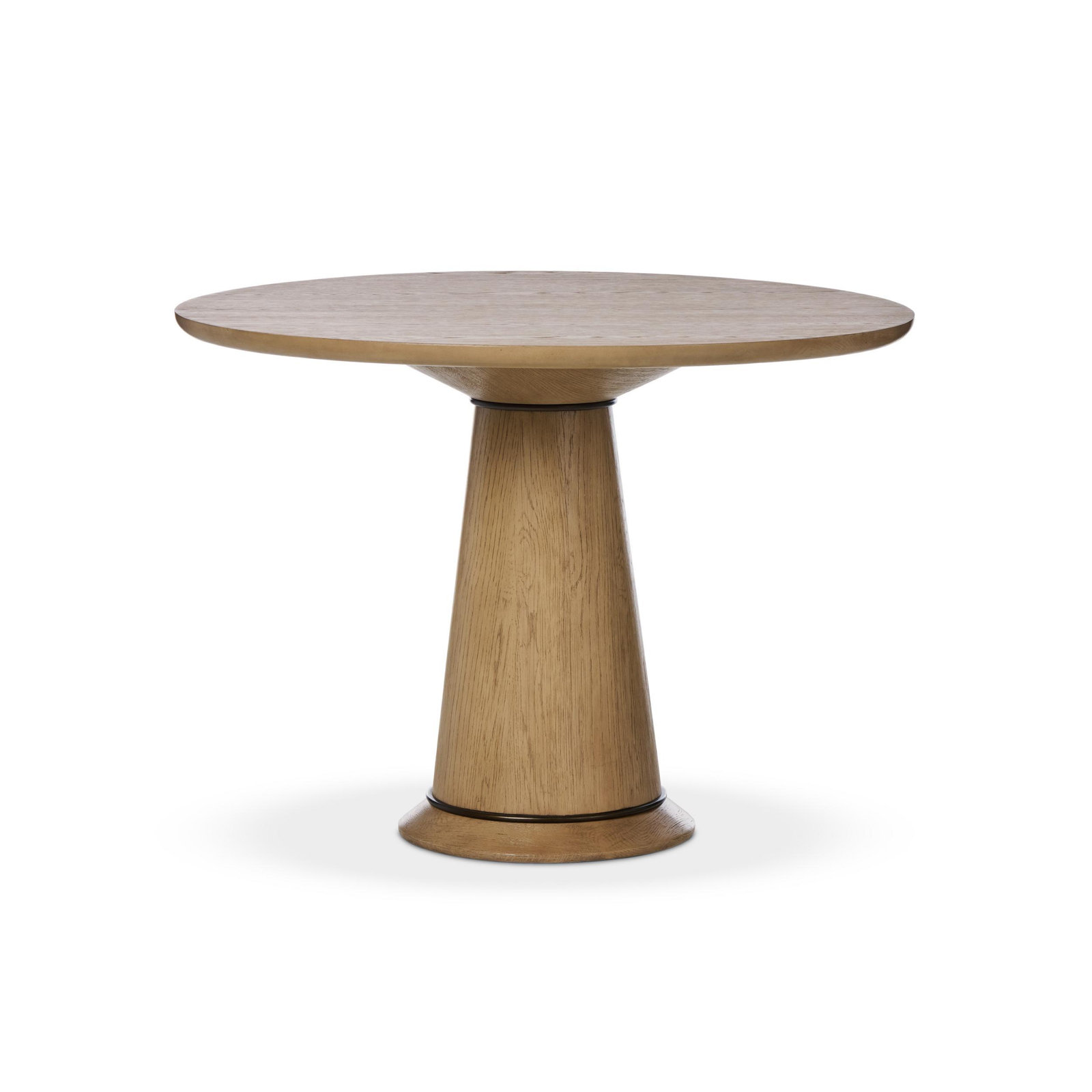 Adeline Oak Dining Table, 30"H x 42"L x 42"W