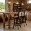 Tabouret de bar et de comptoir pivotant Hedia-1136922353