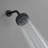 Spot Defense Matte Black Single Handle Tub And Shower Faucet With 8 Spray Settings – 1.8 GPM (Valve Included)