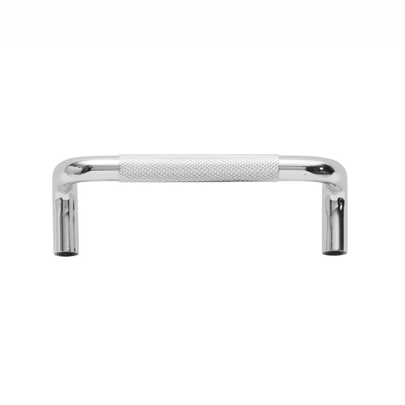 Poignée barre 5 1/16 po Verge, Chrome, 3 3/4"